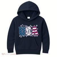USA American Flag Celebration Kids Hoodie thumb 0