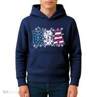 USA American Flag Celebration Kids Hoodie thumb 4