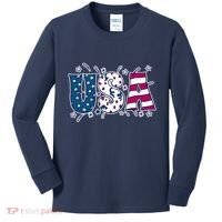 USA American Flag Celebration Kids Long Sleeve Shirt thumb 0
