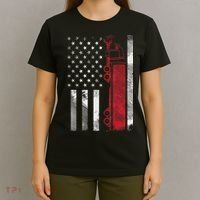 US American Flag Semi Truck Driver 18 Wheeler Trucker Gift T-Shirt thumb 4