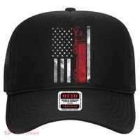 US American Flag Semi Truck Driver 18 Wheeler Trucker Gift Hat thumb 0