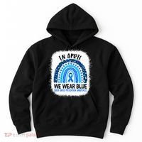 US America Flag Child Abuse Prevention Month April Awareness Hoodie thumb 0