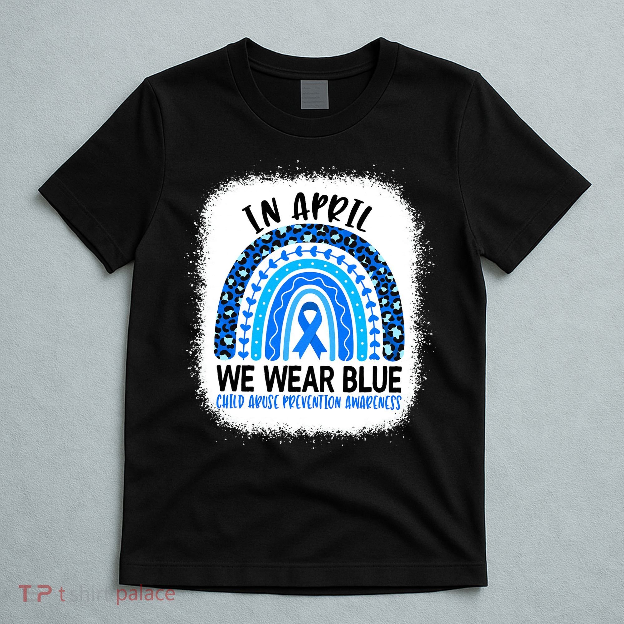 US America Flag Child Abuse Prevention Month April Awareness T-Shirt