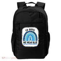 US America Flag Child Abuse Prevention Month April Awareness Backpack thumb 0
