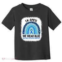US America Flag Child Abuse Prevention Month April Awareness Toddler T-Shirt thumb 0