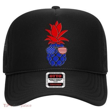 USA American Flag Sunglasses Pineapple Hat