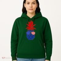 USA American Flag Sunglasses Pineapple Hoodie thumb 5
