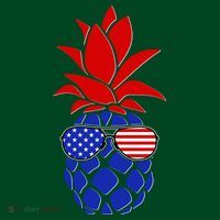 USA American Flag Sunglasses Pineapple Polo thumb 2