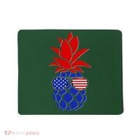 USA American Flag Sunglasses Pineapple Mousepad thumb 0