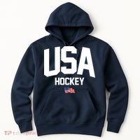 USA American Flag Hockey Hoodie thumb 0