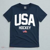 USA American Flag Hockey T-Shirt thumb 5