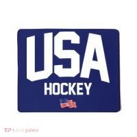 USA American Flag Hockey Mousepad thumb 0