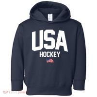 USA American Flag Hockey Toddler Hoodie thumb 0