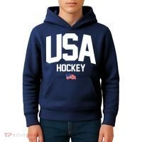 USA American Flag Hockey Kids Hoodie thumb 4