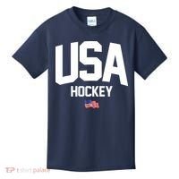 USA American Flag Hockey Kids T-Shirt thumb 0
