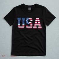 Usa American Flag Patriotic Red White Blue Stars & Stripes T-Shirt thumb 5