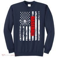 US American Flag Baseball Patriotic Baseball Sweatshirt thumb 0