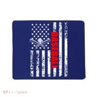 US American Flag Baseball Patriotic Baseball Mousepad thumb 0