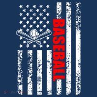 US American Flag Baseball Patriotic Baseball Women's Tank Top thumb 5