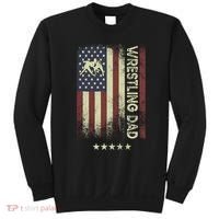 Usa American Flag - Wrestling Dad Cute Gift Sweatshirt thumb 0