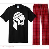 USA American Flag Warrior Skull Helmet Pajama Set thumb 0