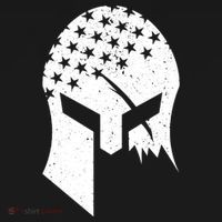 USA American Flag Warrior Skull Helmet Women's Hoodie thumb 2