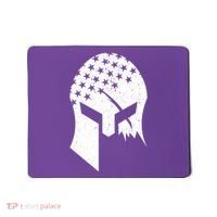USA American Flag Warrior Skull Helmet Mousepad thumb 0