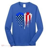 USA American Flag Puzzle Heart Long Sleeve Shirt thumb 0
