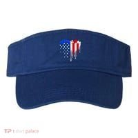 USA American Flag Puzzle Heart Visor thumb 0
