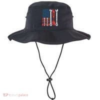 Usa American Flag Mechanic Gift Bucket Hat thumb 0
