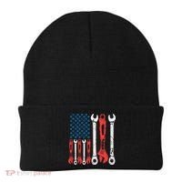 Usa American Flag Mechanic Gift Beanie thumb 0