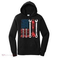 Usa American Flag Mechanic Gift Women's Hoodie thumb 0