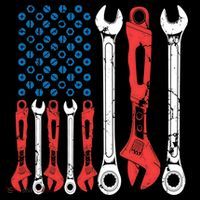 Usa American Flag Mechanic Gift Women's Hoodie thumb 2