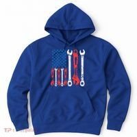 Usa American Flag Mechanic Gift Hoodie thumb 0