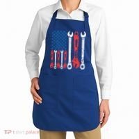 Usa American Flag Mechanic Gift Apron thumb 2