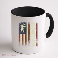 Usa American Flag Archery Mom Cute Gift Coffee Mug thumb 1