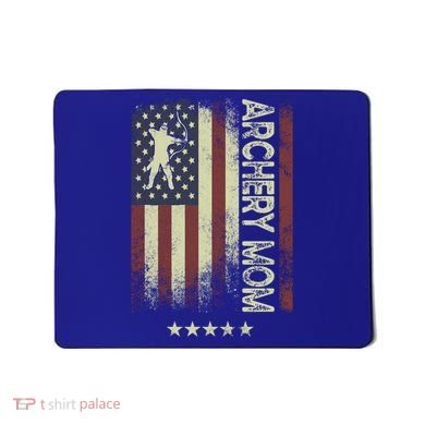 Usa American Flag Archery Mom Cute Gift Mousepad