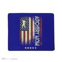 Usa American Flag Archery Mom Cute Gift Mousepad thumb 0