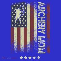 Usa American Flag Archery Mom Cute Gift Mousepad thumb 1