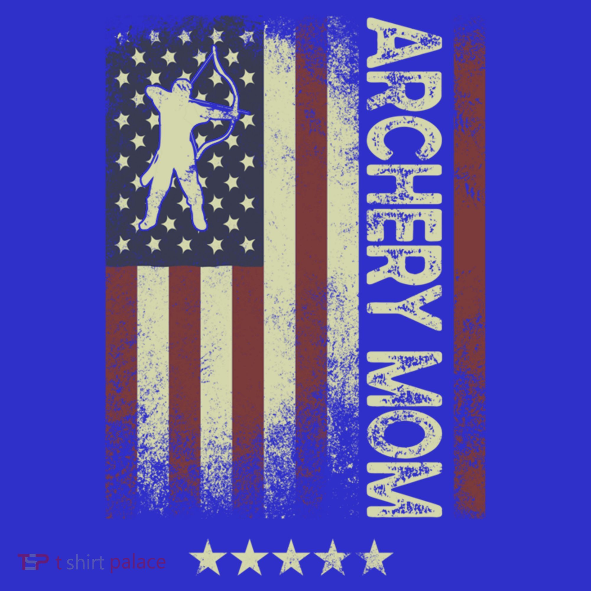 Usa American Flag Archery Mom Cute Gift Mousepad