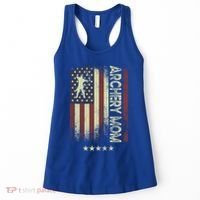 Usa American Flag Archery Mom Cute Gift Women's Tank Top thumb 0