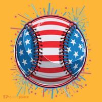 USA American Flag Firework Baseball Hat thumb 2