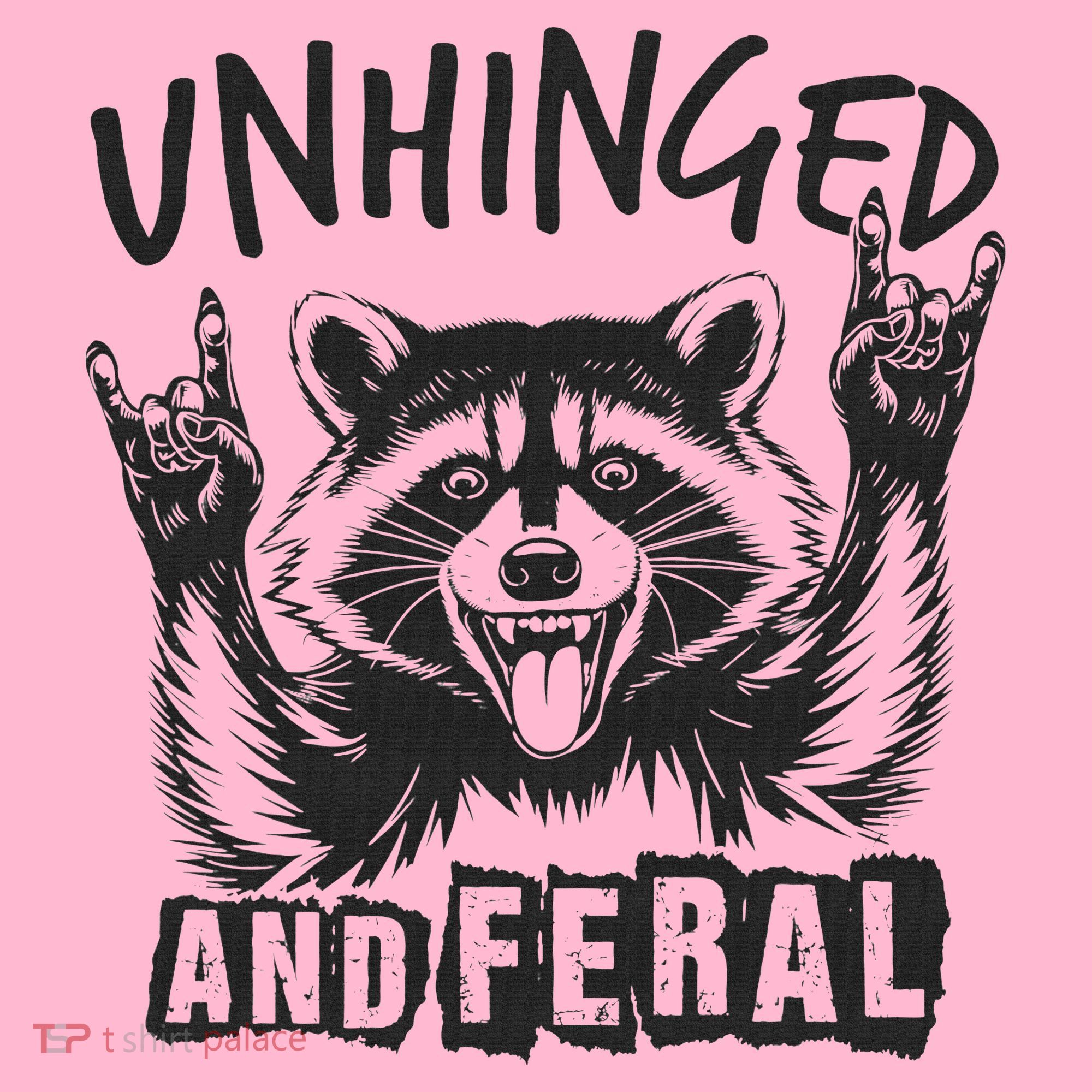 Unhinged and Feral Raccoon  Long Sleeve Shirt