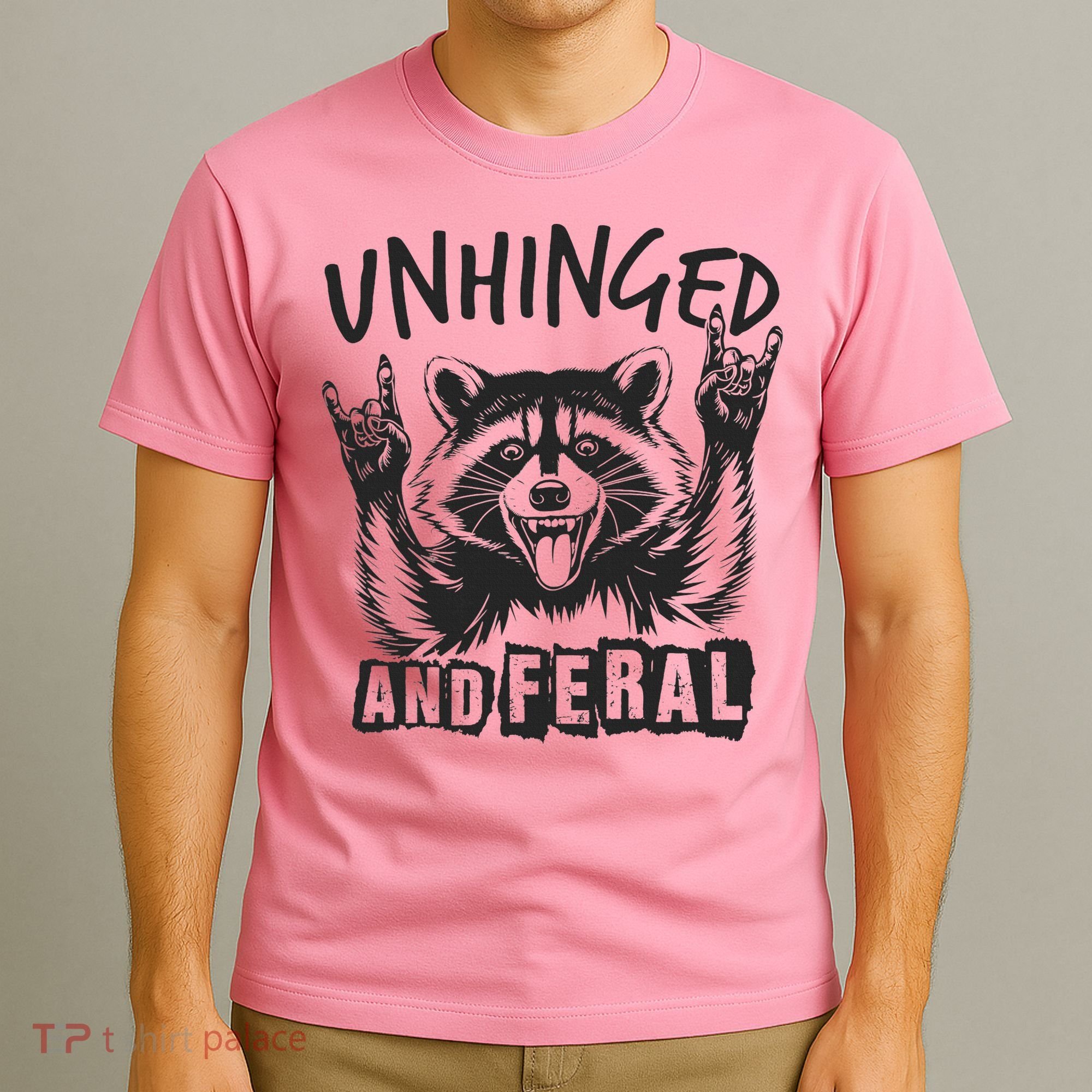 Unhinged and Feral Raccoon  T-Shirt
