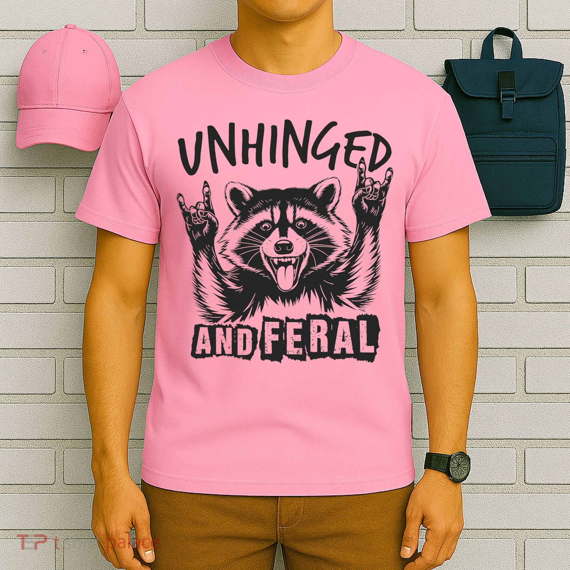 Unhinged and Feral Raccoon  T-Shirt