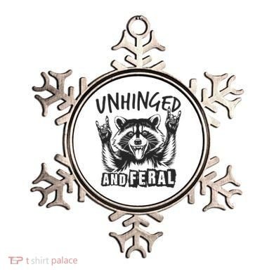 Unhinged and Feral Raccoon  Ornament