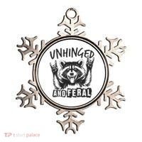 Unhinged and Feral Raccoon  Ornament thumb 0