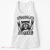 Unhinged and Feral Raccoon  Women's Tank Top thumb 0