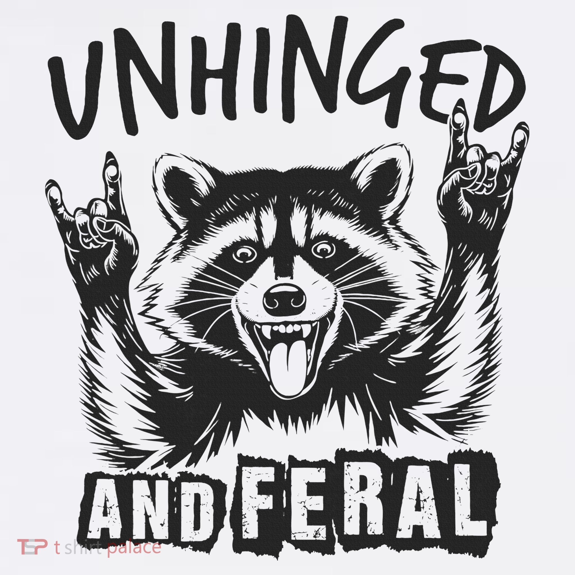 Unhinged and Feral Raccoon  Tank Top