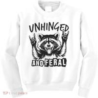 Unhinged and Feral Raccoon  Kids Sweatshirt thumb 0